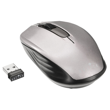Мышь Oklick 475MW беспроводная, 1000dpi, USB, чёрно-серый